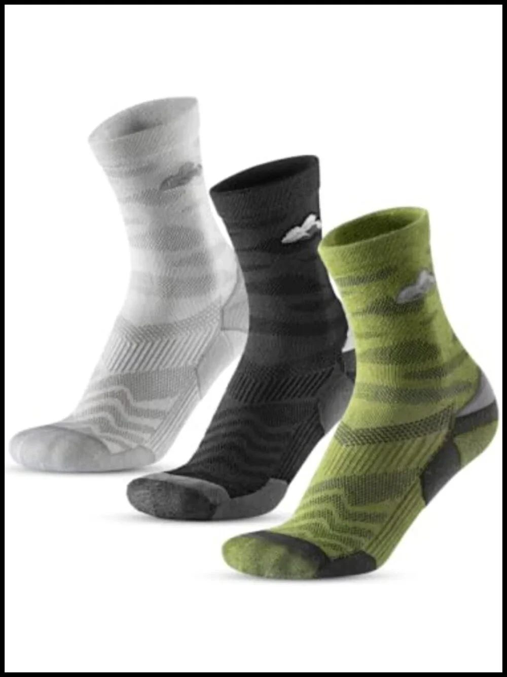 Merino Wool Trail Running Socks Breathable Anti-Blister Lightweight Hiking